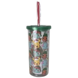 Pokemon Character Tumbler with Straw 20oz